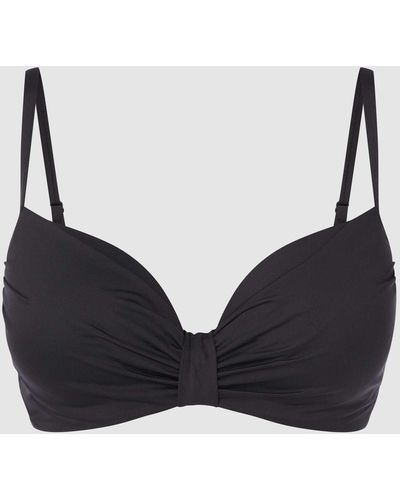 Lascana Plus Size Bikinitop Met Beugels - Zwart