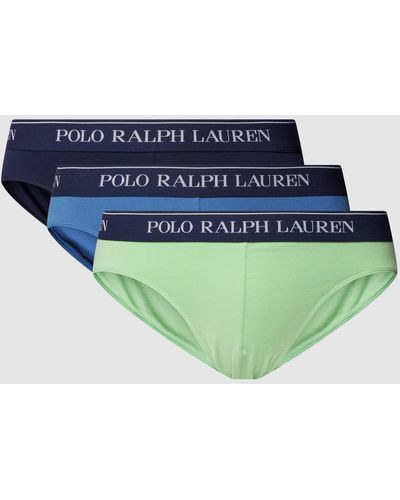 Polo Ralph Lauren Slips mit Regular Fit und unifarbenem Design - Blau