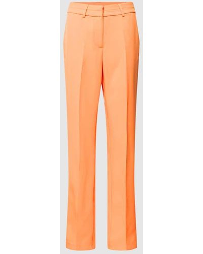 Y.A.S Stoffhose mit seitlichen Eingrifftaschen Modell 'Bluris' - Orange
