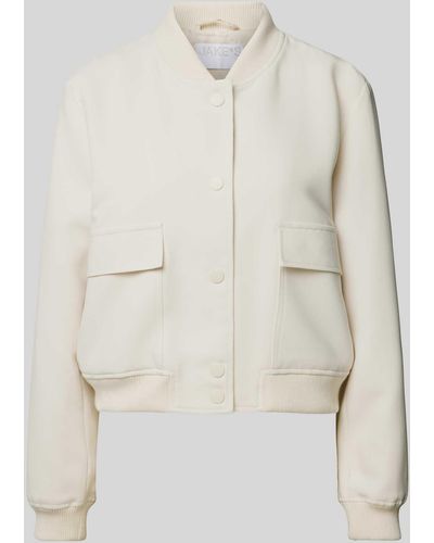 Jake*s Blouson Met Klepzakken - Naturel