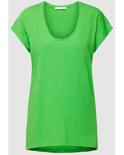 Edc By Esprit T-Shirt mit Kappärmeln - Grün