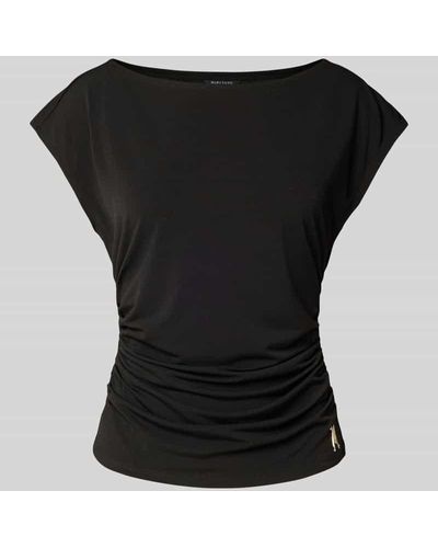 MARCIANO BY GUESS T-Shirt in unifarbenem Design Modell 'BRENDA' - Schwarz