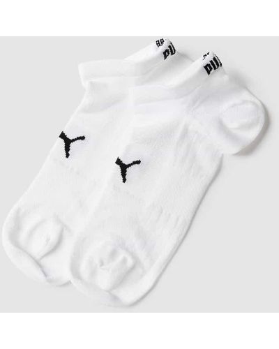 PUMA Socken mit eingewebten Label-Details im 2er-Pack Modell 'Sport' - Natur