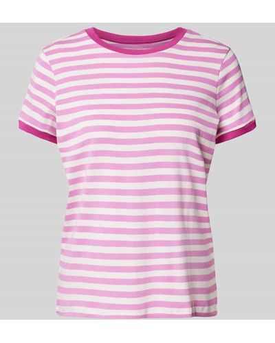 Jake*s T-Shirt mit Rundhalsausschnitt - Pink