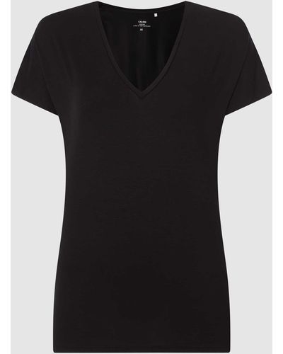 CALIDA Modern Fit Shirt Met Stretch - Zwart