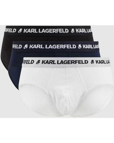 Karl Lagerfeld Slip Met Stretch - Grijs