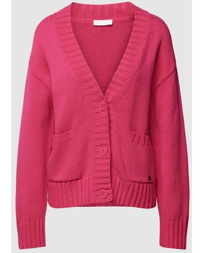 Better Rich Cardigan mit Knopfleiste Modell 'Corry' - Pink