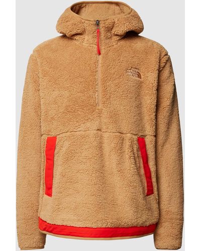 The North Face Hoodie aus Teddyfell Modell 'CAMPSHIRE' - Orange