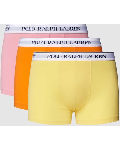 Polo Ralph Lauren Regular Fit Boxershort Met Elastische Band Met Logo - Roze