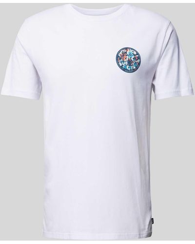 Rip Curl T-shirt Met Labelprint - Wit