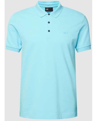 O'neill Sportswear Poloshirt mit Label-Stitching - Blau