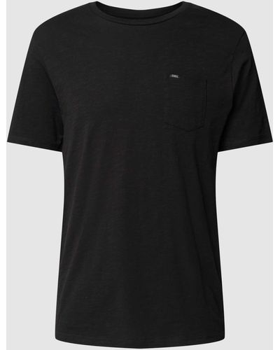 O'neill Sportswear T-shirt Met Labeldetail - Zwart