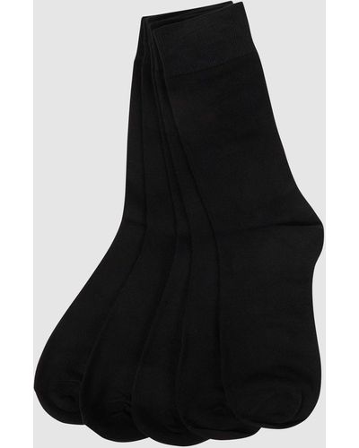 Jack & Jones Sokken Met Stretch In Een Set Van 5 Paar - Zwart