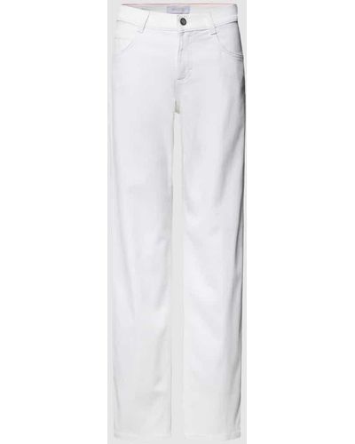 ANGELS Straight Leg Jeans im 5-Pocket-Design Modell 'LIZ' - Weiß