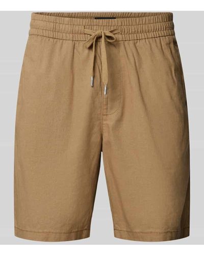 Matíníque Shorts mit elastischem Bund Modell 'barton' - Natur
