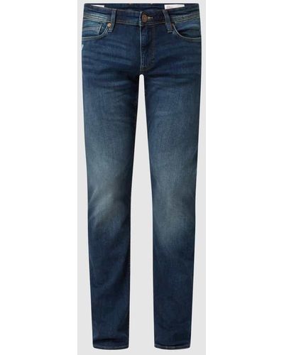 s.Oliver BLACK LABEL Slim Fit Jeans mit Stretch-Anteil Modell 'Keith' - Blau