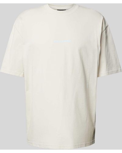 PEGADOR Oversized T-Shirt aus reiner Baumwolle - Weiß