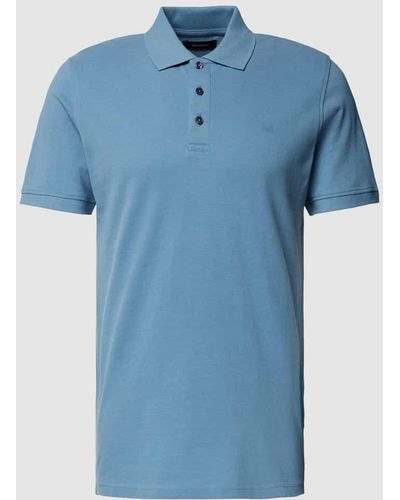 Matíníque Poloshirt mit Label-Detail Modell 'MApoleo' - Blau