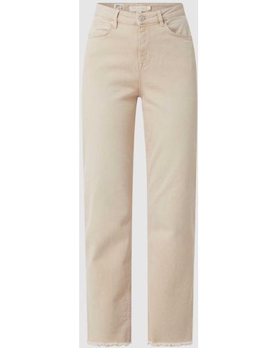 Ted Baker Straight Fit Jeans mit Stretch-Anteil Modell 'Claida' - Natur