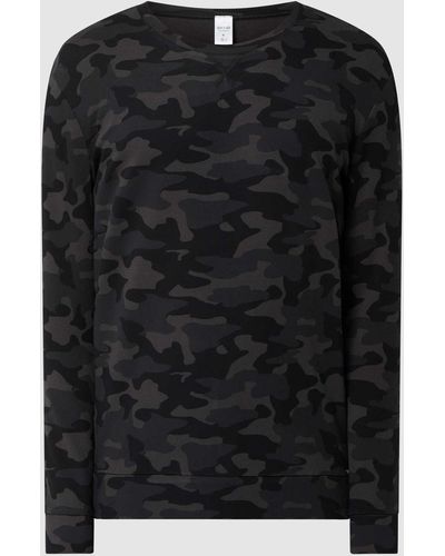 SKINY Sweatshirt mit Camouflage-Muster - Schwarz