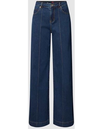 Buena Vista Jeans im 5-Pocket-Design - Blau