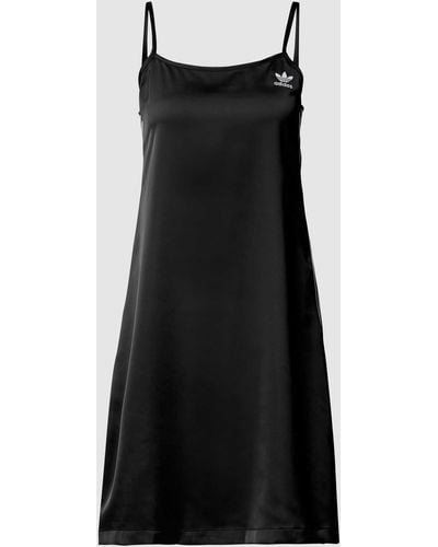 adidas Originals Midi-jurk Met Merkdetails - Zwart