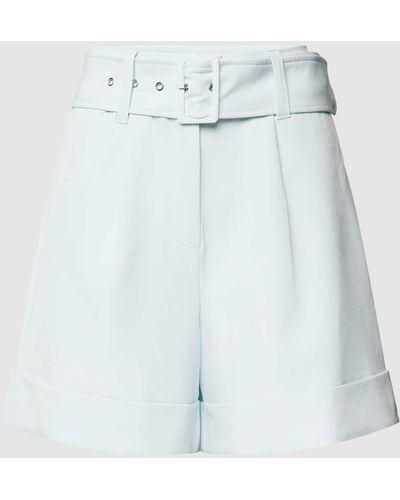 Guess Shorts mit Stoffgürtel Modell 'DIANE' - Blau