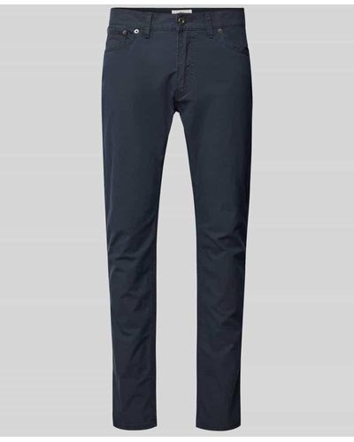 Brax Slim Fit Jeans im 5-Pocket-Design Modell 'CHUCK' - Blau