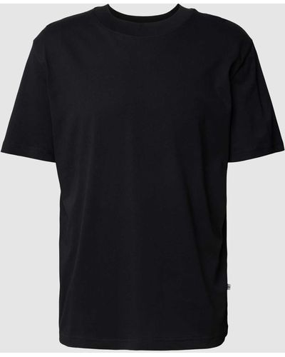 SELECTED T-shirt Met Ronde Hals - Zwart