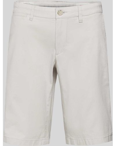 S.oliver Regular Fit Chino-Shorts mit Gesäßtaschen - Weiß