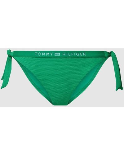 Tommy Hilfiger Bikinislip Met Labelprint - Groen