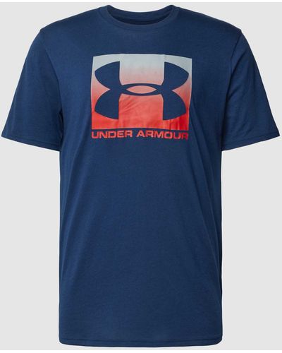 Under Armour UA BOXED SPORTSTYLE Short Sleeve atmungsaktives Sportshirt - Blau