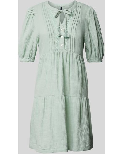 Vero Moda Mini-jurk Met Druppelvormige Hals - Groen