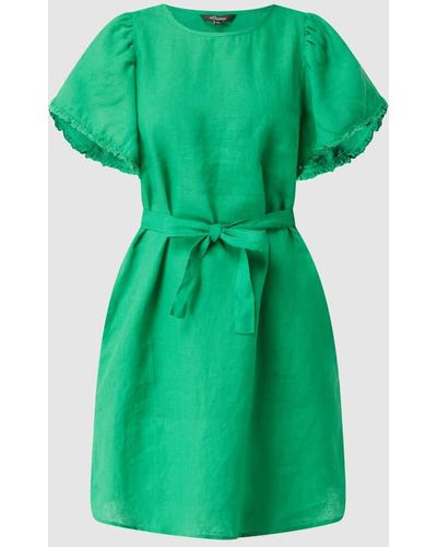 Princess Goes Hollywood Kleid aus Leinen - Grün