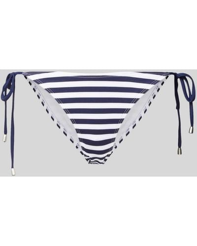 Barts Bikini-Hose mit seitlichen Schnürungen Modell 'CUSTE' - Blau