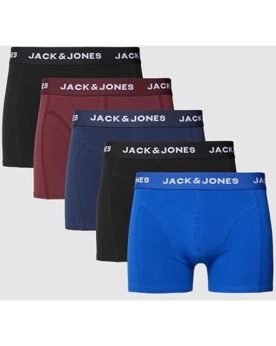 Jack & Jones Trunks im 5er-Pack Modell 'BLACK FRIDAY' - Blau
