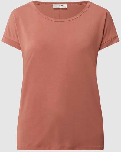MSCH Copenhagen Shirt aus Modalmischung Modell 'Fenya' - Pink