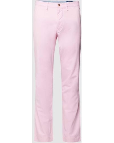 Polo Ralph Lauren Slim Fit Chino in unifarbenem Design - Pink