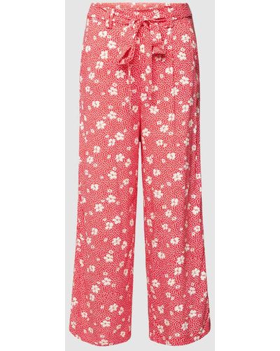 ONLY Culotte mit Allover-Muster Modell 'NOVA' - Rot