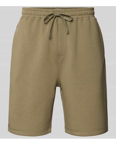 Casual Friday Regular Fit Sweatpants mit Tunnelzug Modell 'Salomon' - Grün