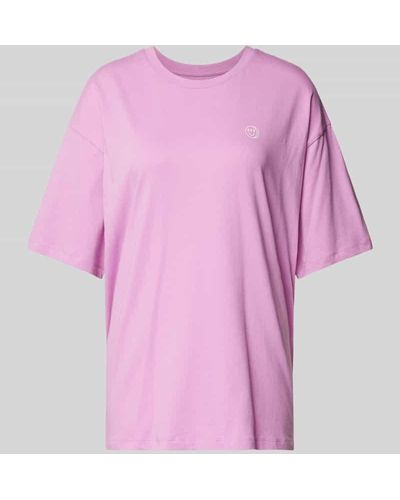 Mazine T-Shirt mit Motiv-Print - Pink
