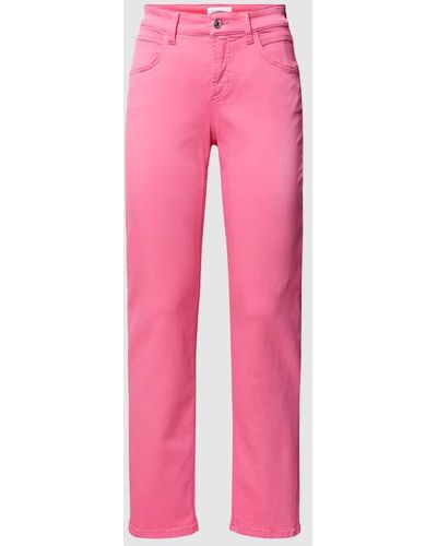 Cambio Jeans mit 5-Pocket-Design Modell 'PINA' - Pink