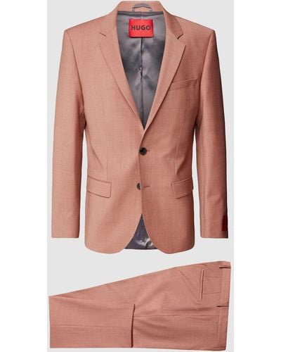 HUGO Anzug in Melange-Optik Modell 'Henry/Getlin' - Pink
