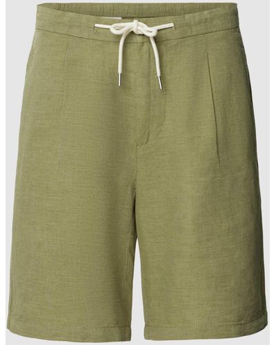 Mango Shorts mit Bundfalten Modell 'alfonso' - Grün