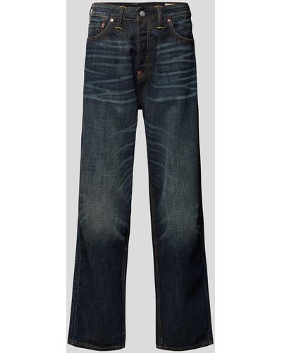 Evisu Jeans im 5-Pocket-Design - Blau