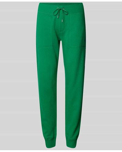 Polo Ralph Lauren Sweatpants in unifarbenem Design - Grün