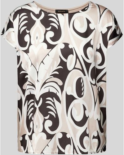 MORE&MORE Blouseshirt Met All-over-print - Wit