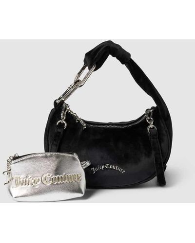 Juicy Couture Handtasche mit Label-Detail Modell 'BLOSSOM' - Schwarz