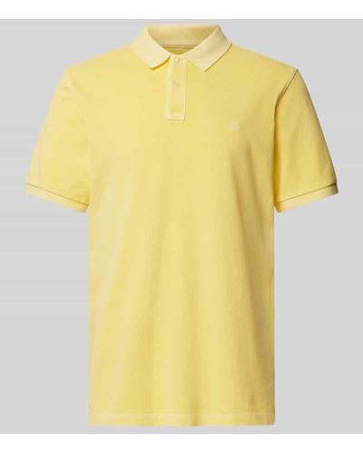 Marc O' Polo Poloshirt mit Label-Detail - Gelb