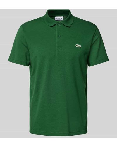 Lacoste Poloshirt mit Label-Detail - Grün